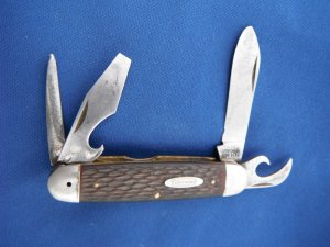 Vintage 4 Blade Craftsman 9549 Folding Pocket Scout camp Knife
