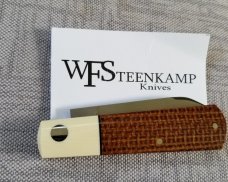 Steenkamp Custom Spear Barlow Knife,NEW,W/GEC SLIP,KEVLAR & G-10,Cpm-154,1 of 1