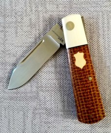Steenkamp Custom Spear Barlow Knife,NEW,W/GEC SLIP,KEVLAR & G-10,Cpm-154,1 of 1