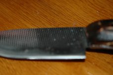 T. Openshaw antler horn handled hunting knife