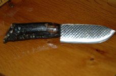 T. Openshaw antler horn handled hunting knife