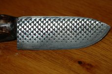 T. Openshaw antler horn handled hunting knife