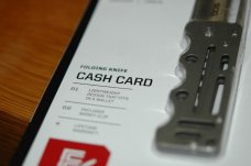 Two SOG knives New in Package - Escape and Cash Card