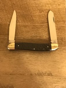 German Eye Moose with black bone handles