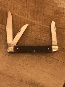 German Eye Bone Handled Stockman