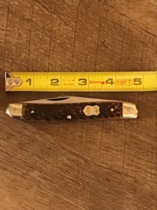 German Eye Bone Handled Stockman