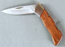Kershaw Wooden Lockback 1362 Folding Pocket Knife