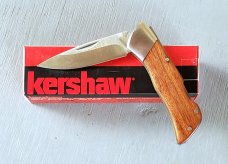Kershaw Wooden Lockback 1362 Folding Pocket Knife