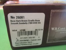 Case XX 2018 Bose Giraffe Bone Smooth Sowbelly Pattern # TBEX339 SS