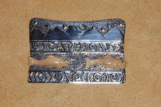 Zealandia silver and prehistoric walrus tusk pin