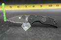 Lightly used Spyderco  Native 5 Lightweight Full Serration Black Blade 