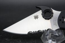 LNIB Highly modified Spyderco Para 3, mdx deep carry clip, wise men company  signet ring and fang 