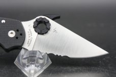 LNIB Highly modified Spyderco Para 3, mdx deep carry clip, wise men company  signet ring and fang 