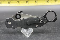 LNIB Highly modified Spyderco Para 3, mdx deep carry clip, wise men company  signet ring and fang 