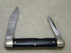 Robeson Mastercraft USA  Slick Black Stockman Knife