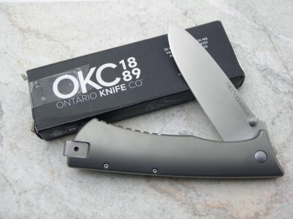 Ontario Cerberus Framelock Knife 1776: 5 1/2