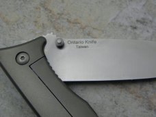 Ontario Cerberus Framelock Knife 1776: 5 1/2