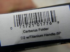 Ontario Cerberus Framelock Knife 1776: 5 1/2