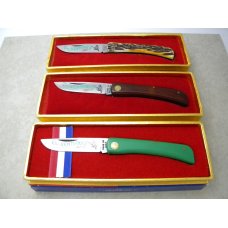 Set of 3 Case XX USA 1975 Kentucky Bicentennial Sodbuster Knife in Box