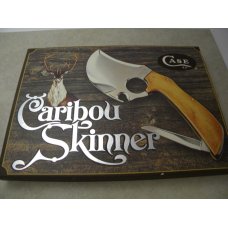 Case XX SS USA 9 Dot 1981 Wood Caribou Skinner Knife and Sheath - NIB