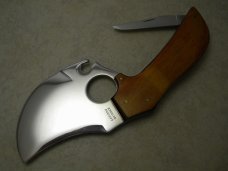 Case XX SS USA 9 Dot (1981) Wood Caribou Skinner Knife and Sheath - NIB