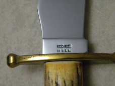 Case XX USA Stag Kodiak Hunter Fixed Blade Sheath Knife in Box c.1979-1981