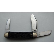 Pal Cutlery Company Unofficial Scout With Black Jigged Synthetic Covers 3 5/8