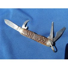 CAMILLUS New York #99 Utility / Camp / Scout / Multi Tool 4 Blade Scout Utility Folding Pocket Knife