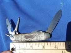 CAMILLUS New York #99 Utility / Camp / Scout / Multi Tool 4 Blade Scout Utility Folding Pocket Knife