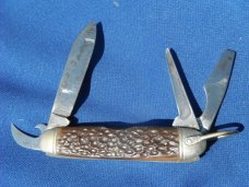 CAMILLUS New York #99 Utility / Camp / Scout / Multi Tool 4 Blade Scout Utility Folding Pocket Knife