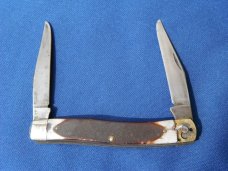 VINTAGE SCHRADE OLD TIMER 77OT USA FOLDING HUNTER MUSKRAT KNIFE, KNIVES, FOLDING POCKET KNIFE 