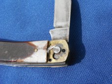 VINTAGE SCHRADE OLD TIMER 77OT USA FOLDING HUNTER MUSKRAT KNIFE, KNIVES, FOLDING POCKET KNIFE 