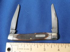 VINTAGE SCHRADE OLD TIMER 77OT USA FOLDING HUNTER MUSKRAT KNIFE, KNIVES, FOLDING POCKET KNIFE 