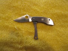 Spyderco 8cr13mov Knife Stk # 112