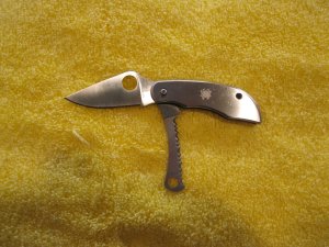 Spyderco 8cr13mov Knife Stk # 112