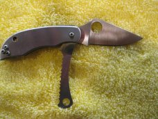 Spyderco 8cr13mov Knife Stk # 112