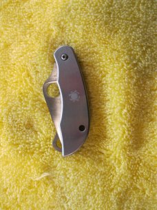 Spyderco 8cr13mov Knife Stk # 112