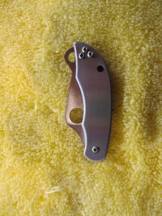 Spyderco 8cr13mov Knife Stk # 112