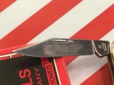 Vintage J A Henckels 3 Blade Whittler (HK-7-S) Pocket Knife w/ Great Stag Handles! -NOS