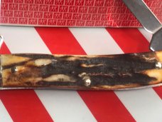 Vintage J A Henckels 3 Blade Whittler (HK-7-S) Pocket Knife w/ Great Stag Handles! -NOS