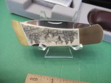 Gerber Ivory Micarta Elk  Scene Model FS1