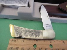 Gerber Ivory Micarta Elk  Scene Model FS1