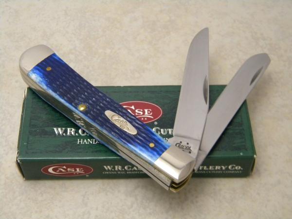 Case XX USA 2005 Blue Bone 6254 SS Trapper Knife in Box Case XX USA 2005 Blue Bone 6254 SS Trapper Knife in Box