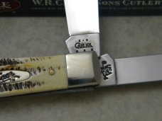Case XX USA 2004 Bone Stag 6.5254 SS Trapper Knife in Box