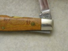 Case XX SS USA 1 Dot (1989) Curly Maple 72042 SS Pen Knife in Box