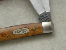 Case XX Bradford PA USA 1991 Curly Maple 7333 SS Tiny Stockman Knife NIB