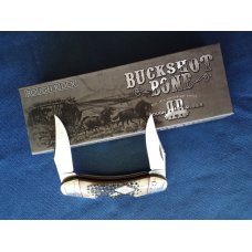 Rough Ryder Buckshot Bone Double Lockback RR 1546