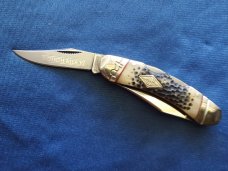 Rough Ryder Buckshot Bone Double Lockback RR 1546