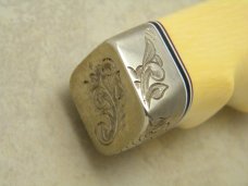 Harold Corby Ivory Yenzen Bowie Fixed Blade Sheath Knife c.1976