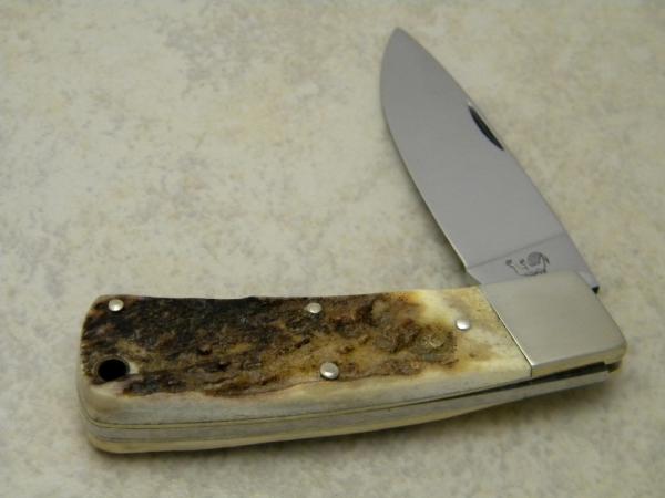 Hen & Rooster Rostfrei Solingen Germany Stag 1 Blade Jack Knife Hen & Rooster Rostfrei Solingen Germany Stag 1 Blade Jack Knife